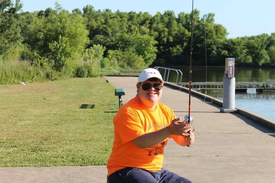 Person with Disabilities Fishing