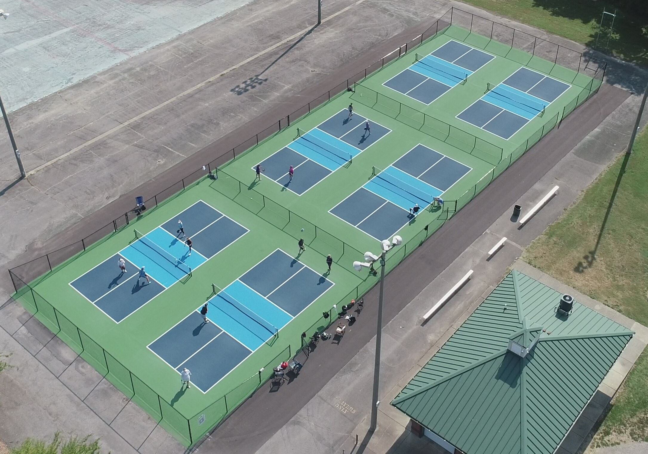 Pickleball Courts 3- Drone Photo