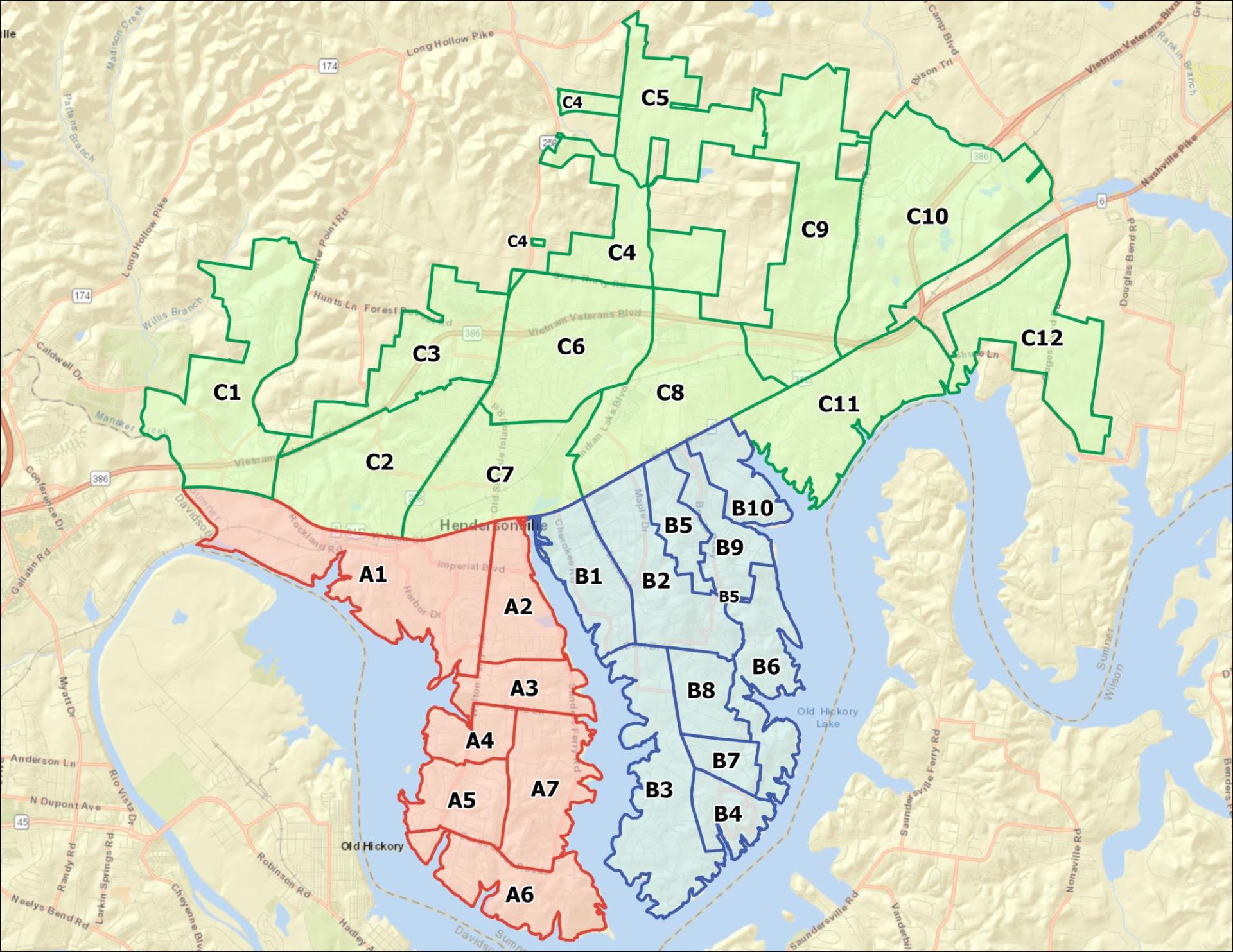 Current Collection Areas of Brush / Limb Service